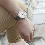 Khaki Navy Pioneer Auto Chrono H77706553