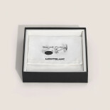 Meisterstück Oval Cufflinks with Geometric Lacquer Inlay MB134468