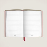 Fine Stationery Notebook Medium, Brick Red Leather, lined MB134762