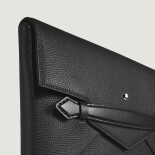Grain Envelope Clutch Document Holder Black MB220215