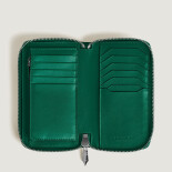 Soft Wallet 12cc Meduim with Zip Malachite MB220331