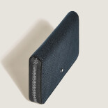 Sartorial Medium Wallet 12cc Zip Tweed Blue MB220362