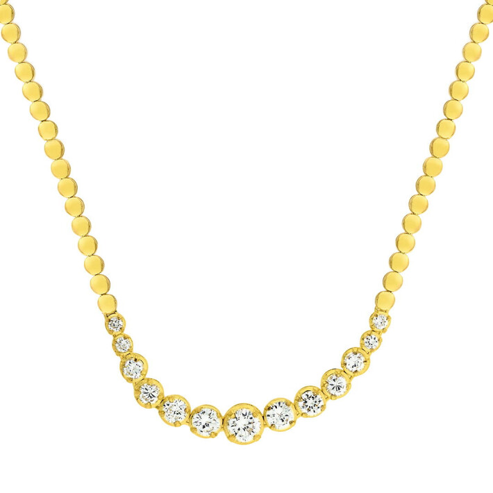 Zlatý náhrdelník ze žlutého zlata s diamanty Altman Jewellery 99135.257102