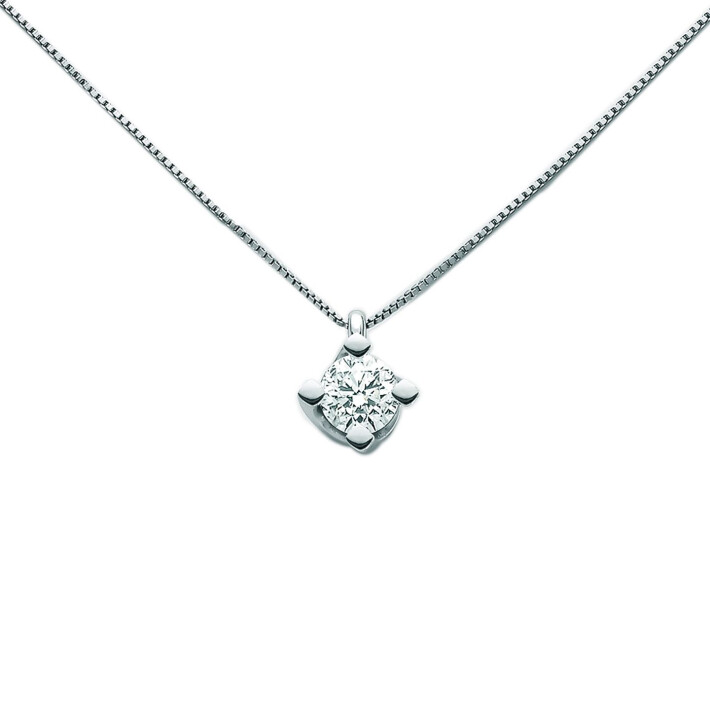 Zlatý náhrdelník s diamantem  CLD5065028G7