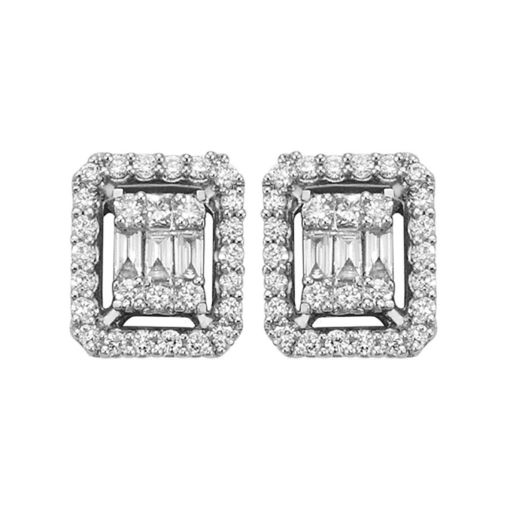 Zlaté náušnice s diamanty ERD2589