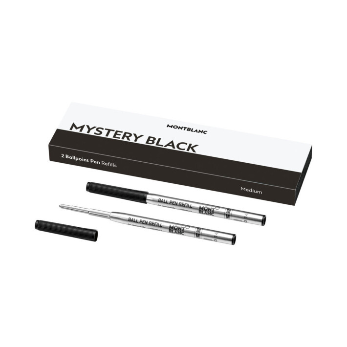 2 Ballpoint Pen Refills (M) Mystery Black MB128211