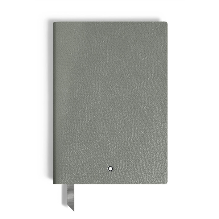 Notebook #146 Small Saffiano Leather Gray, lined MB134753