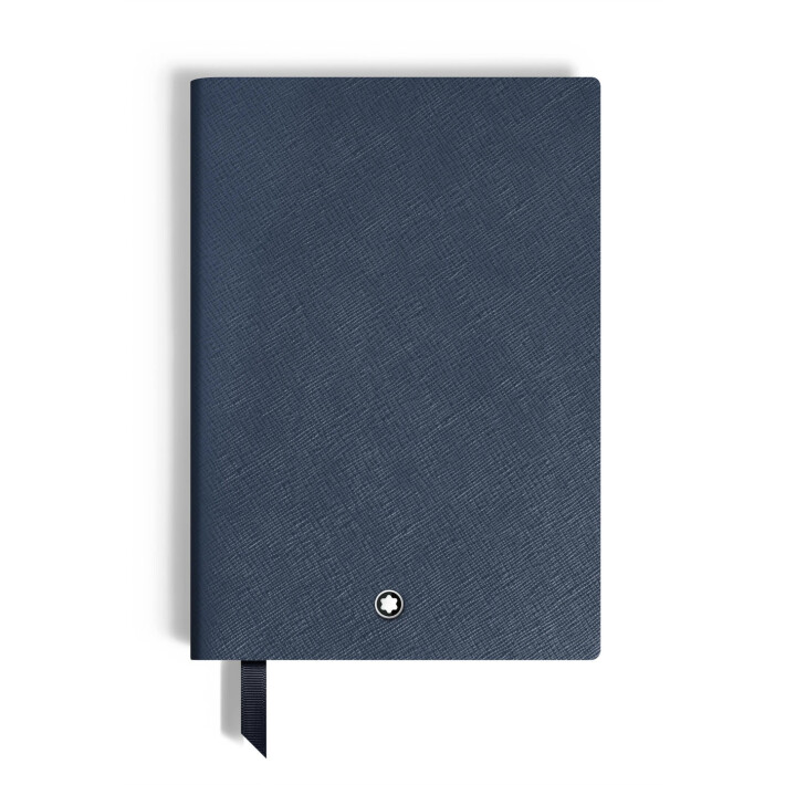 Notebook #146 Small Saffiano Leather Ink Blue, squared MB134758