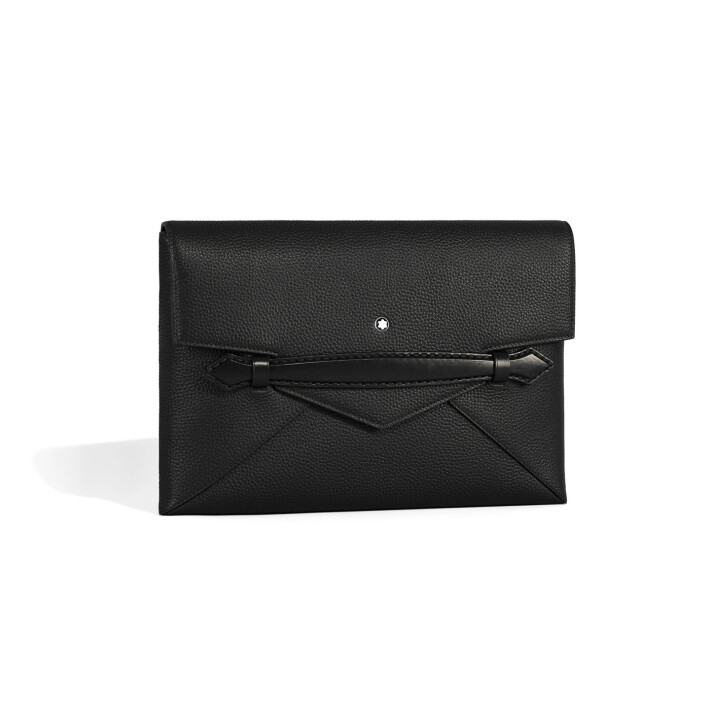 Grain Envelope Clutch Document Holder Black MB220215