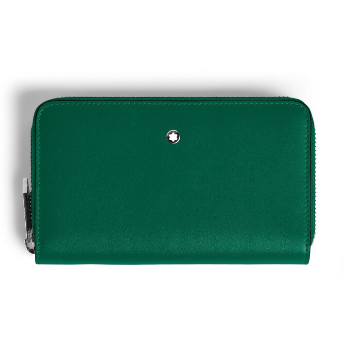 Soft Wallet 12cc Meduim with Zip Malachite MB220331