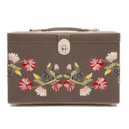 Šperkovnice Zoe Large Jewelry Box béžová norková 393013
