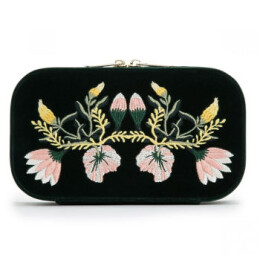 Šperkovnice Zoe Travel Zip Case tmavě zelená 393312