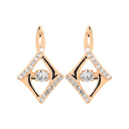 Zlaté náušnice s brilianty Altman Diamond E4332R
