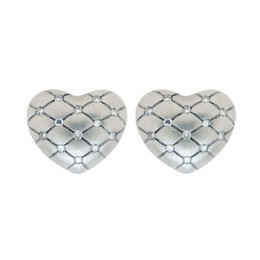 Zlaté náušnice ve tvaru srdce s diamanty ELLK0069310L