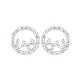 Zlaté náušnice s diamanty Altman Diamond FE8480