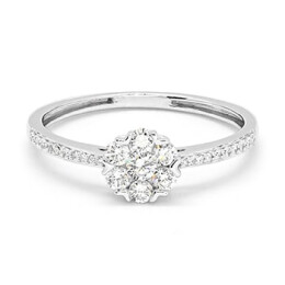 Prsten z bílého zlata s diamanty FR2157525W