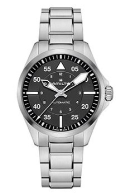Khaki Aviation Pilot Auto 39 mm H76305130
