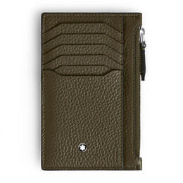 Meisterstück Selection Grain Card Holder 8cc Zip Khaki MB220222