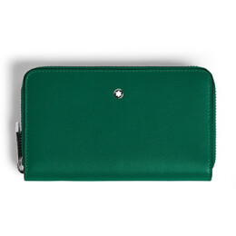 Soft Wallet 12cc Meduim with Zip Malachite MB220331
