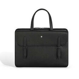 Sartorial Thin Briefcase Black MB220490