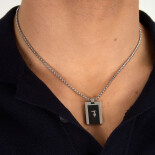 Pánský ocelový náhrdelník T-Steel TJAXV47