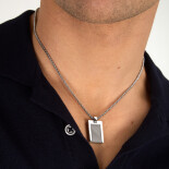 Pánský ocelový náhrdelník T-Steel TJAXV48